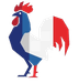 Coq tricolore